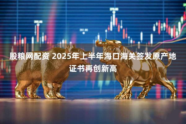 股粮网配资 2025年上半年海口海关签发原产地证书再创新高