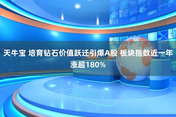 天牛宝 培育钻石价值跃迁引爆A股 板块指数近一年涨超180%