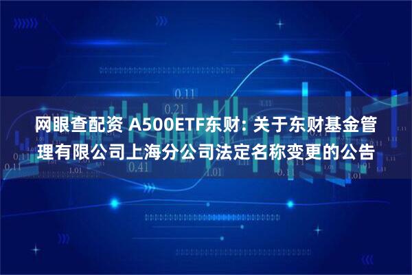 网眼查配资 A500ETF东财: 关于东财基金管理有限公司上海分公司法定名称变更的公告